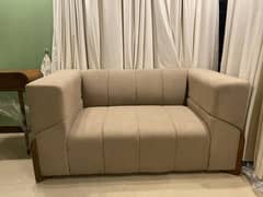 2 Seater Modern Boucle Sofa (Unused)