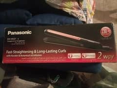 parasonic straightner and curler 2 in 1