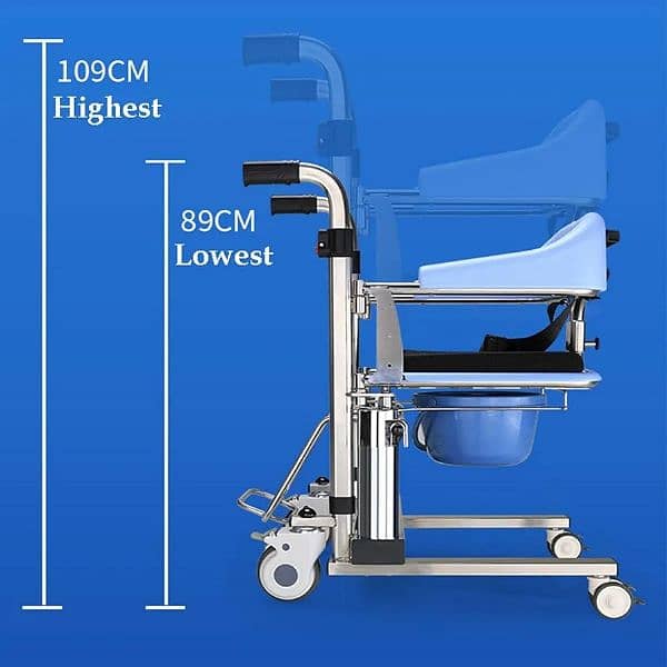 PATIENT TRANSFER CHAIR HYDRAULIC - ALSEHAT 6