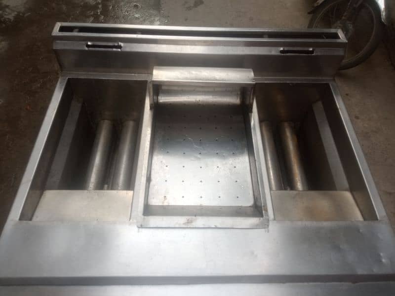 double deep fryer/ 03244685525 3