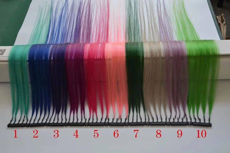 Human Hair Extension Feather & 6D all Colors 2