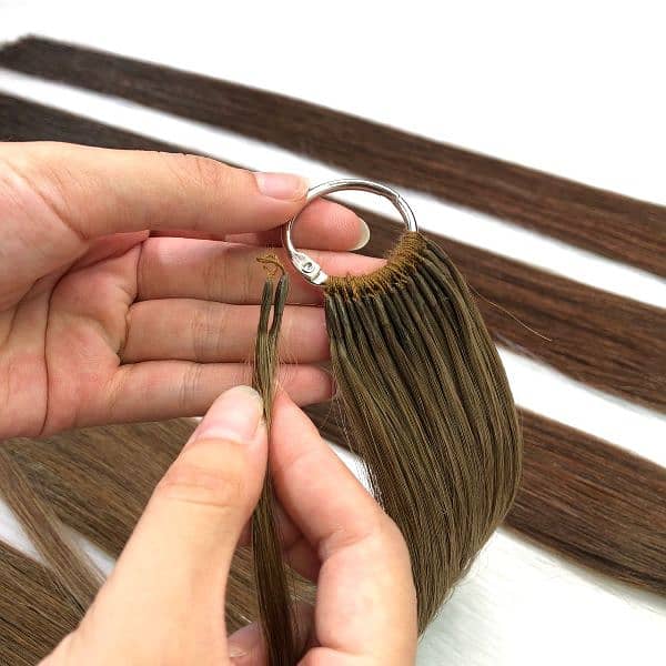 Human Hair Extension Feather & 6D all Colors 10