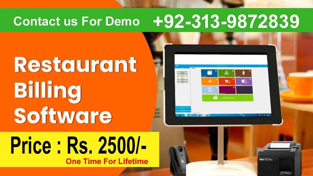 Complete Restaurant Billing Software 0