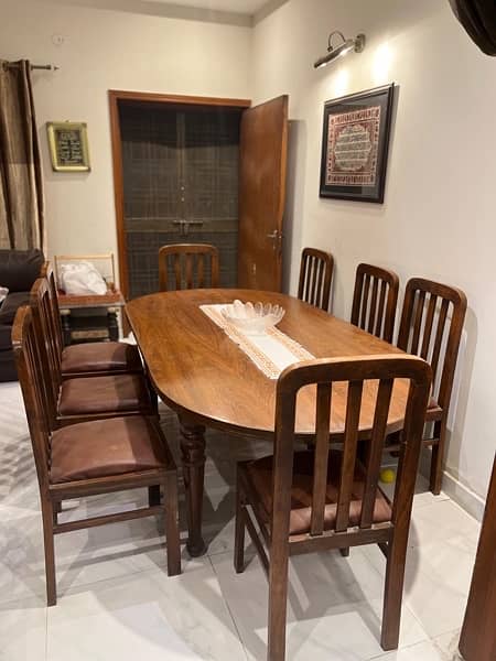 Dinning Table | 8 Chairs | Solid Wood 1