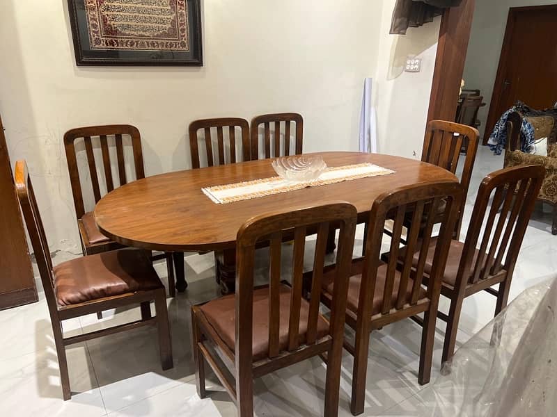 Dinning Table | 8 Chairs | Solid Wood 2