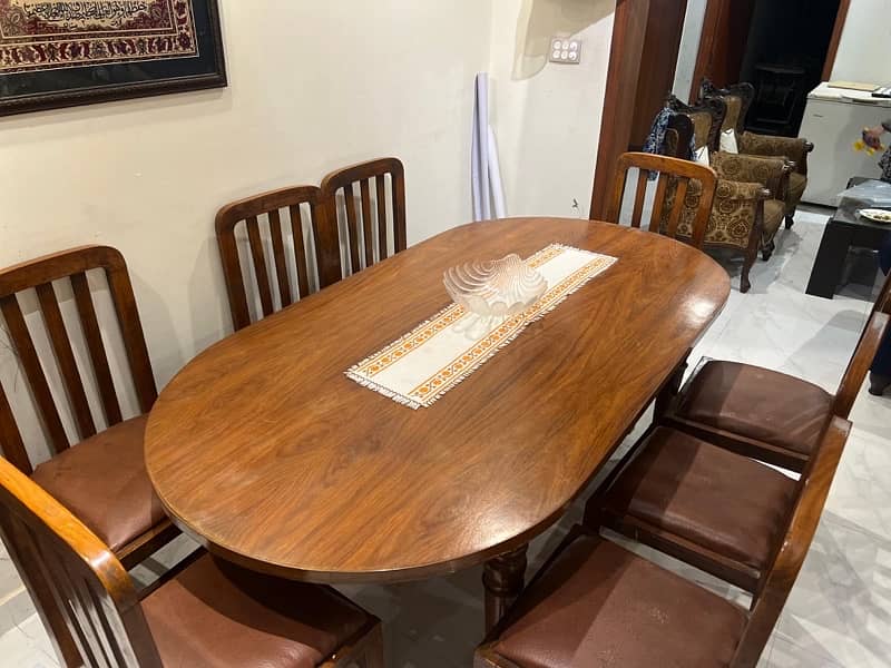 Dinning Table | 8 Chairs | Solid Wood 3