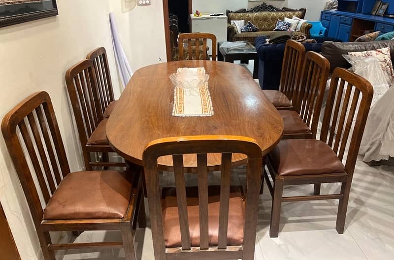 Dinning Table | 8 Chairs | Solid Wood 4