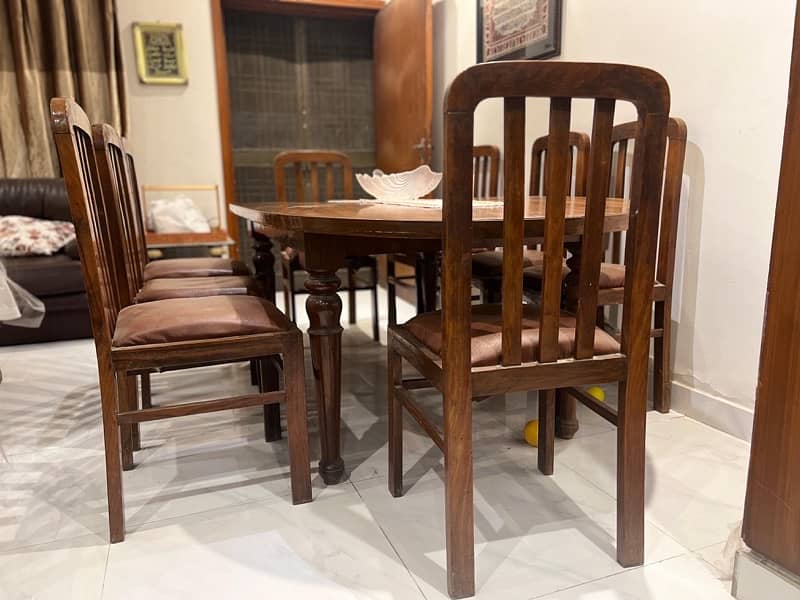 Dinning Table | 8 Chairs | Solid Wood 6