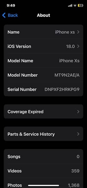 Iphone Xs 512GB Line On Panel 7