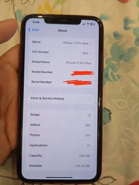 iphone 11 pro max dual pta proved 256 gb 6