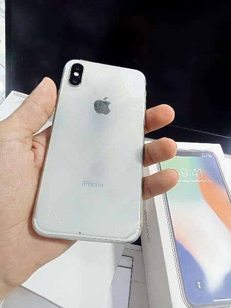 iphone x 256gb pta approved face id working with box 1