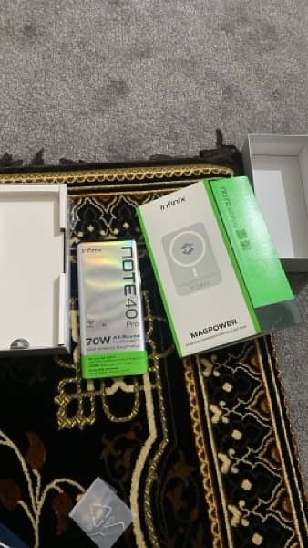 infinix note 40 pro brand new condition Like box pack 1