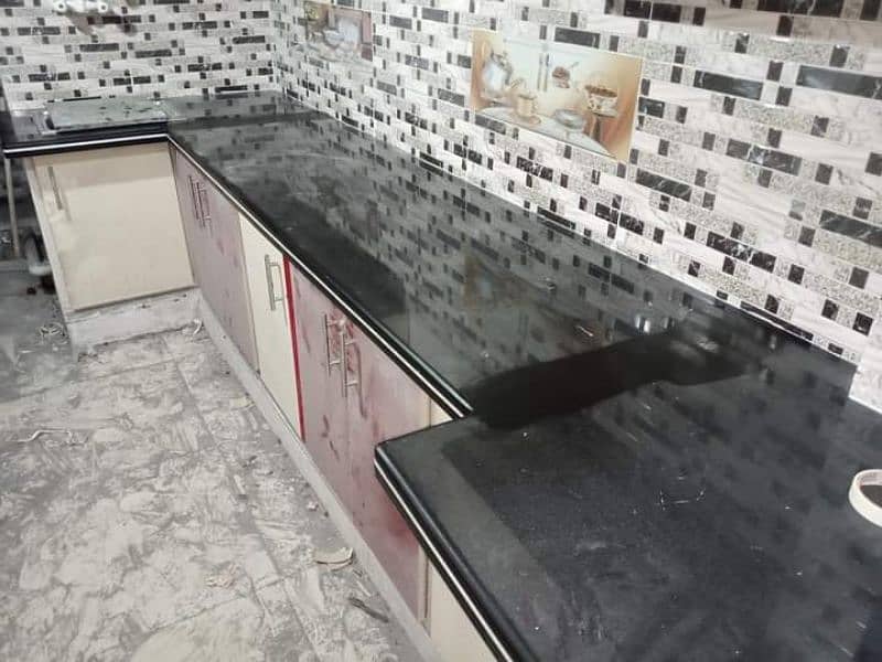 kitchen cabinet and granite marble 8