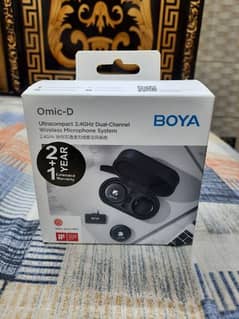 Boya mic new Omic-D 3 year warranty