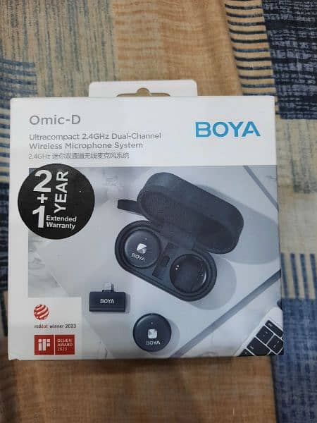 Boya mic new Omic-D 3 year warranty 3