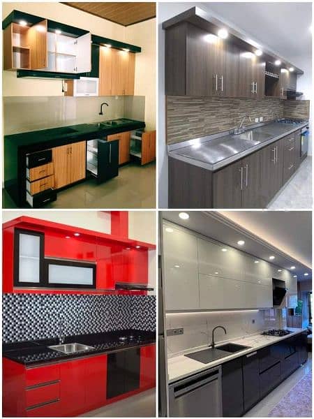 kitchen cabinet and granite marble 6