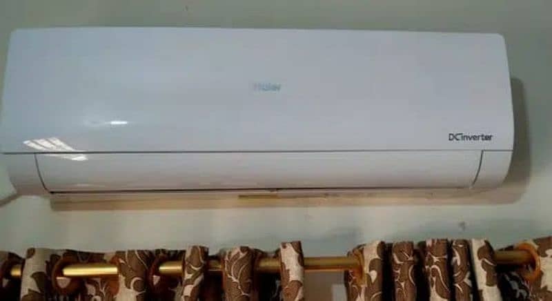 Haier 1 ton DC inverter lush condition heat and cooling 0