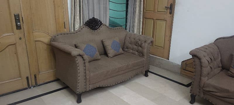 sofa 7 seater /brown sofa / sofa set 1