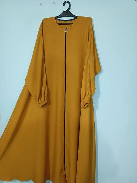 Floral Maxi and front open abayas 5