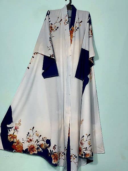 Floral Maxi and front open abayas 14