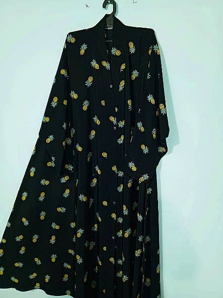 Floral Maxi and front open abayas 18