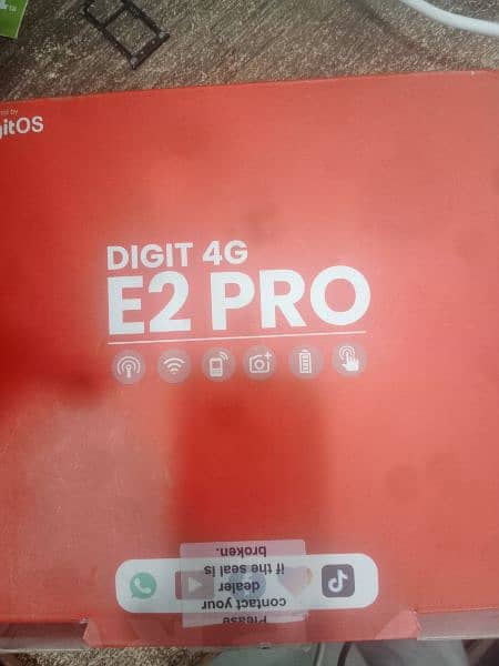 Jazz digit 4G E2pro PTA aproved complete box with warranty 1