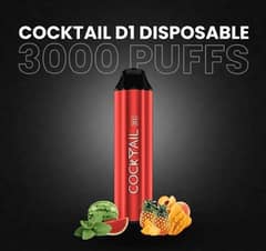 Cocktail D1 3000 Puffs Disposable Vape