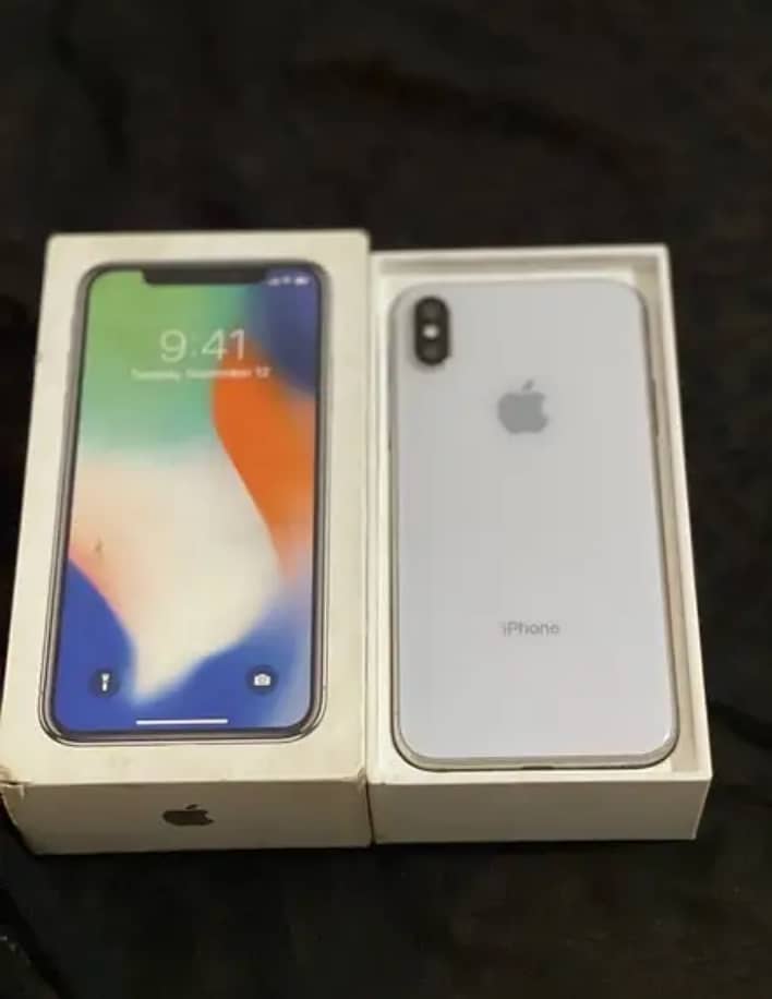 Apple iphone X 256 Gb with complete box whatsaap 0312=14=49=815 0