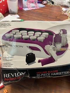 REVLON 20 pcs hair setter combo with curlers