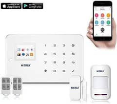 burglar alarm system motion sensor door sensor wireless WiFi tuya app