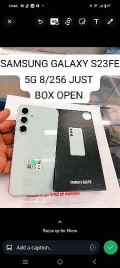 GALAXAY S23fe 8/256 Just Box 0