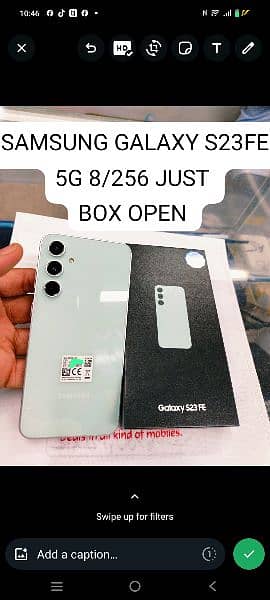 GALAXAY S23fe 8/256 Just Box 0