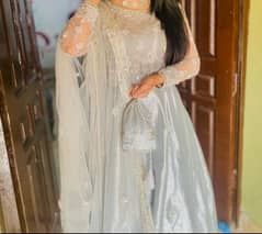 Silver grey lehnga 0