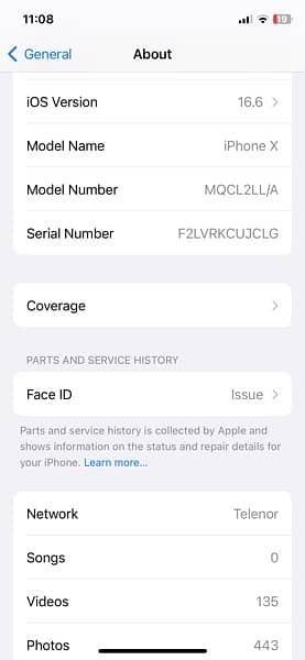 iPhone X 64gb PTA APPROVED 5