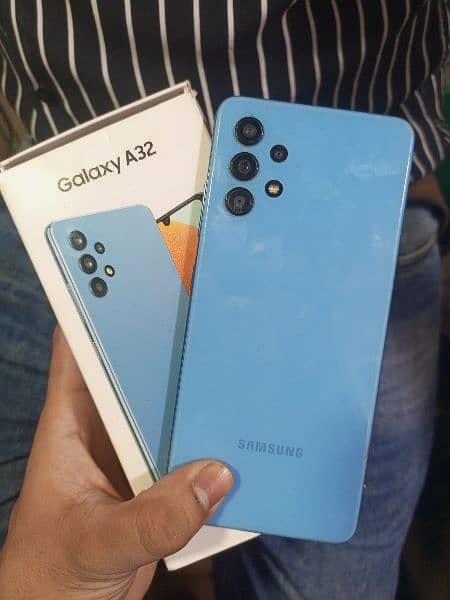 Samsung A32 New conditon 6GB 128GB Seald 100% Complet saman Pta aprve 2