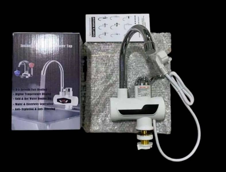 Tankless instant Electric Hot water Tap heater Faucet 2