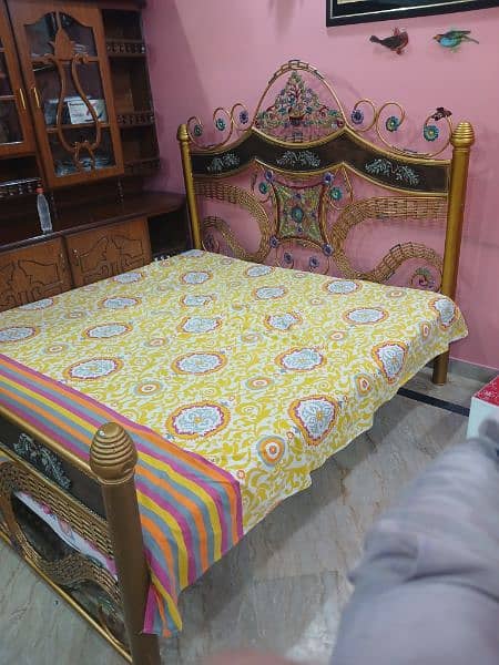 BED with side table for sale 1