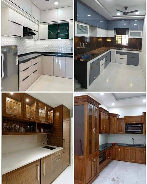 kitchen cabinet and granite marble 7