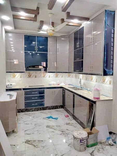 kitchen cabinet and granite marble 8