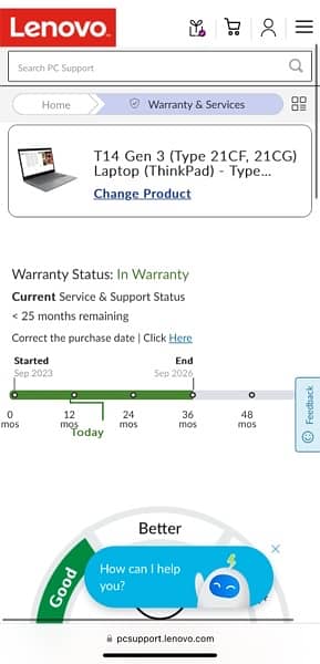 Lenovo ThinkPad T14 Gen 3, Touchscreen 5