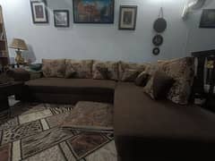 L Shaped Sofa set with Cushions