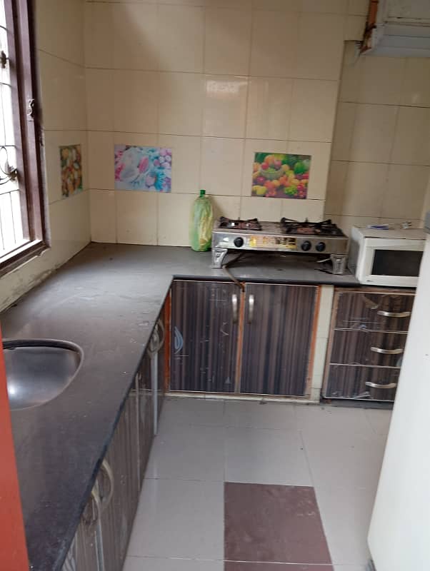 Furnished portion for rent two bedrooms attached by bathrooms only for bachelors 2