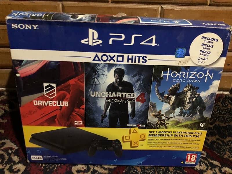 PS4 Slim 500 Gb with games 4