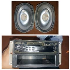 Kenwood speaker/Baleno original cassettes player