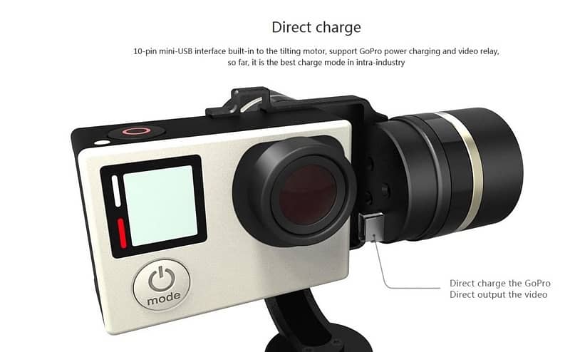 Feiyu Tech FY-G4S Handheld  3-Axis Gimbal with 4 Modes for GoPro 3