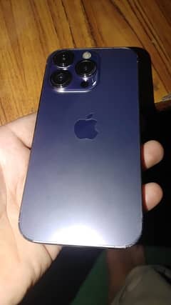 I phone 14 pro deep purple  colour LLA model 0