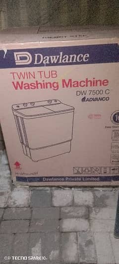 washing machine Dw 7500c 03256006578 0