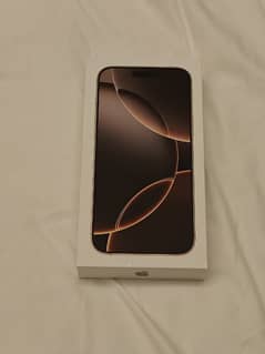 iPhone 16 PRO MAX DUAL HK BOX PACK 256GB DESERT TITANIUM GOLD