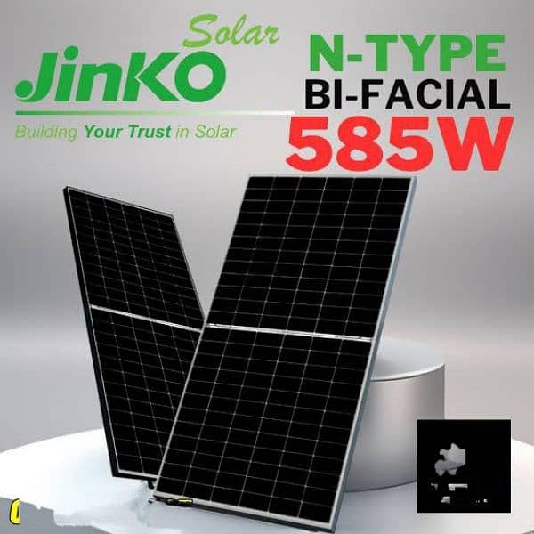 JINKO N-TYPE SOLAR PANEL BIFICIAL 0