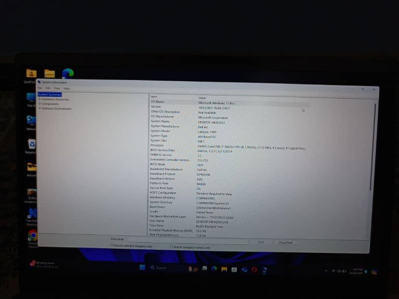 Dell Latitude 7400 i7 8th Gen 16Gb 512 SSD 11